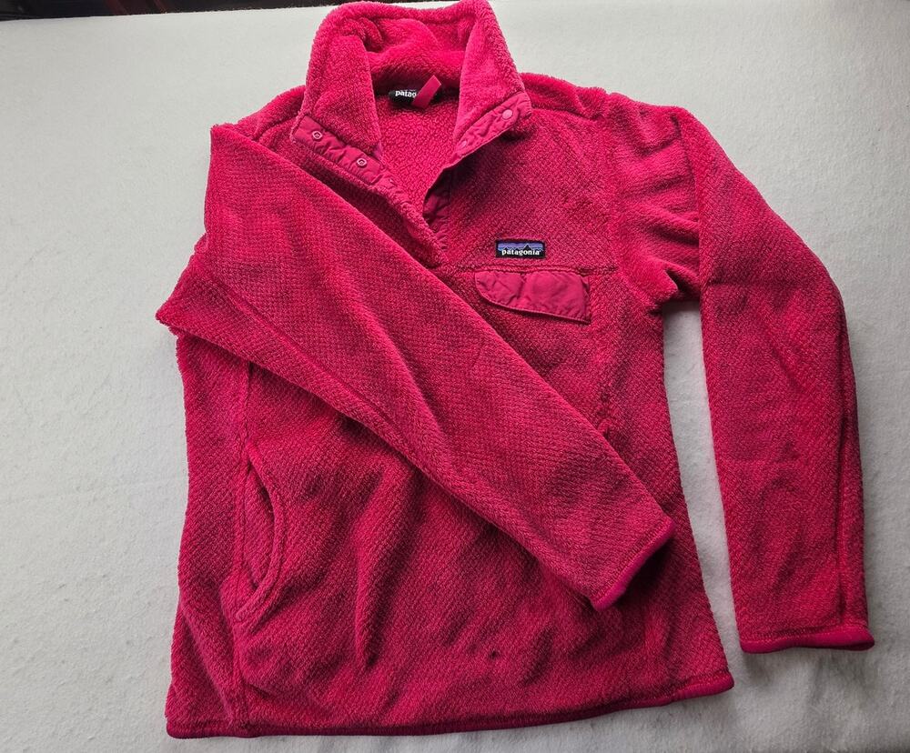 Patagonia Polartec Thermal Pro Red Long Sleeve Fleece Sweater Size Small